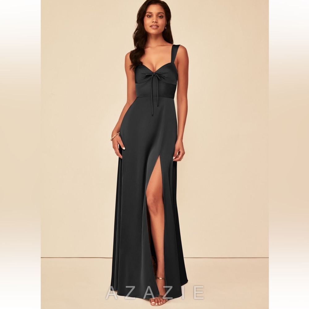 Azazia Stretch Satin dress